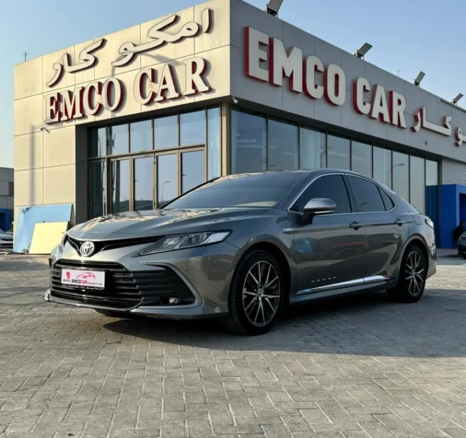 toyota camry 2024 at emco cars showroom abu dhabi