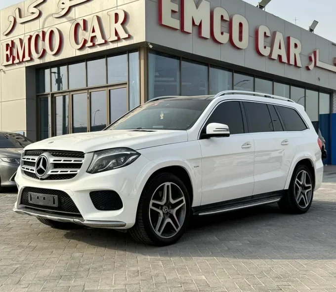mercedes gls400 at emco cars showroom abu dhabi