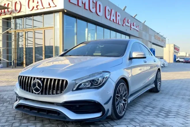 Mercedes CLA250 for sale in Abu Dhabi at Emco Cars best used Cars Dealership