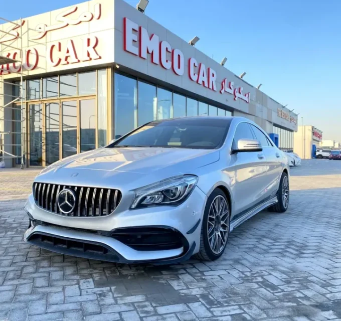 Mercedes CLA250 for sale in Abu Dhabi at Emco Cars best used Cars Dealership
