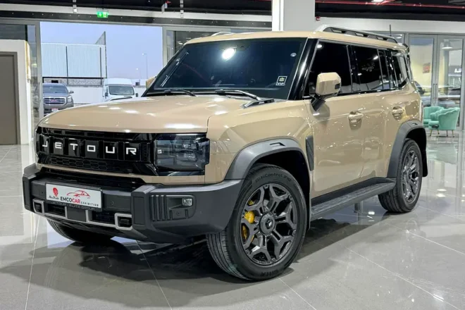 Jetour T2 for sale in abu dhabi at emco cars best used cars dealership.