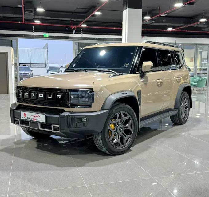 Jetour T2 for sale in abu dhabi at emco cars best used cars dealership.