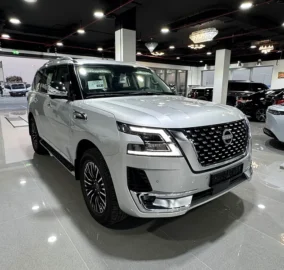 nissan patrol platinum in emco cars showroom abu dhabi