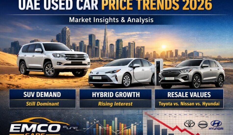 uae used cars price trends 2026 by emco cars