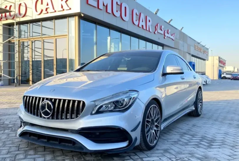 Mercedes CLA250 for sale in Abu Dhabi at Emco Cars best used Cars Dealership