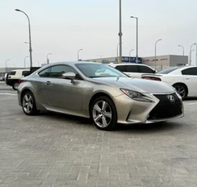 lexus rc 350 in emco cars showroom abu dhabi