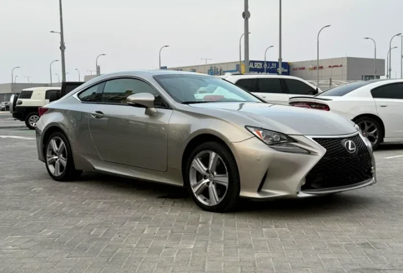 lexus rc 350 in emco cars showroom abu dhabi