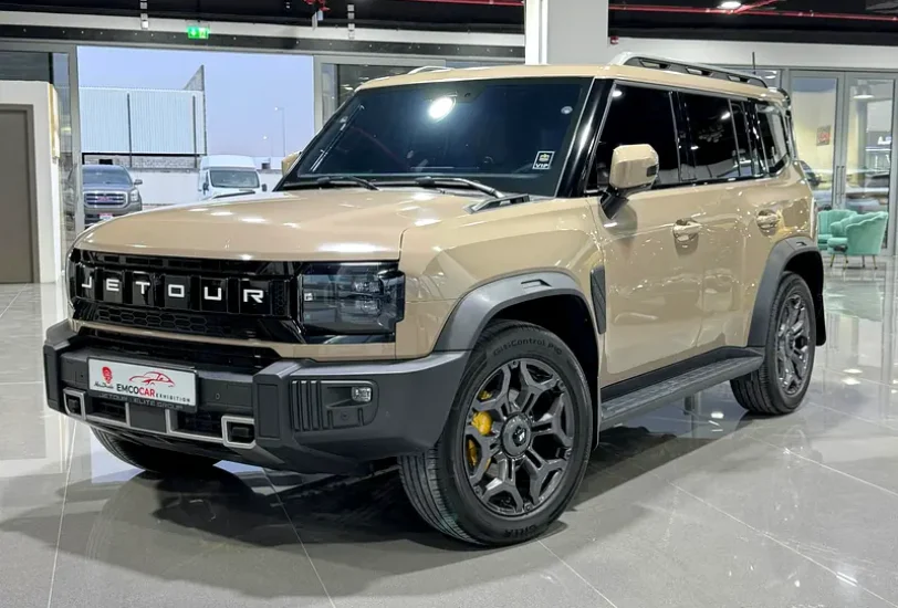 Jetour T2 for sale in abu dhabi at emco cars best used cars dealership.