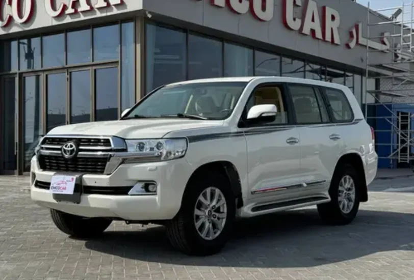 land cruiser GXR at emco cars showroom abu dhabi